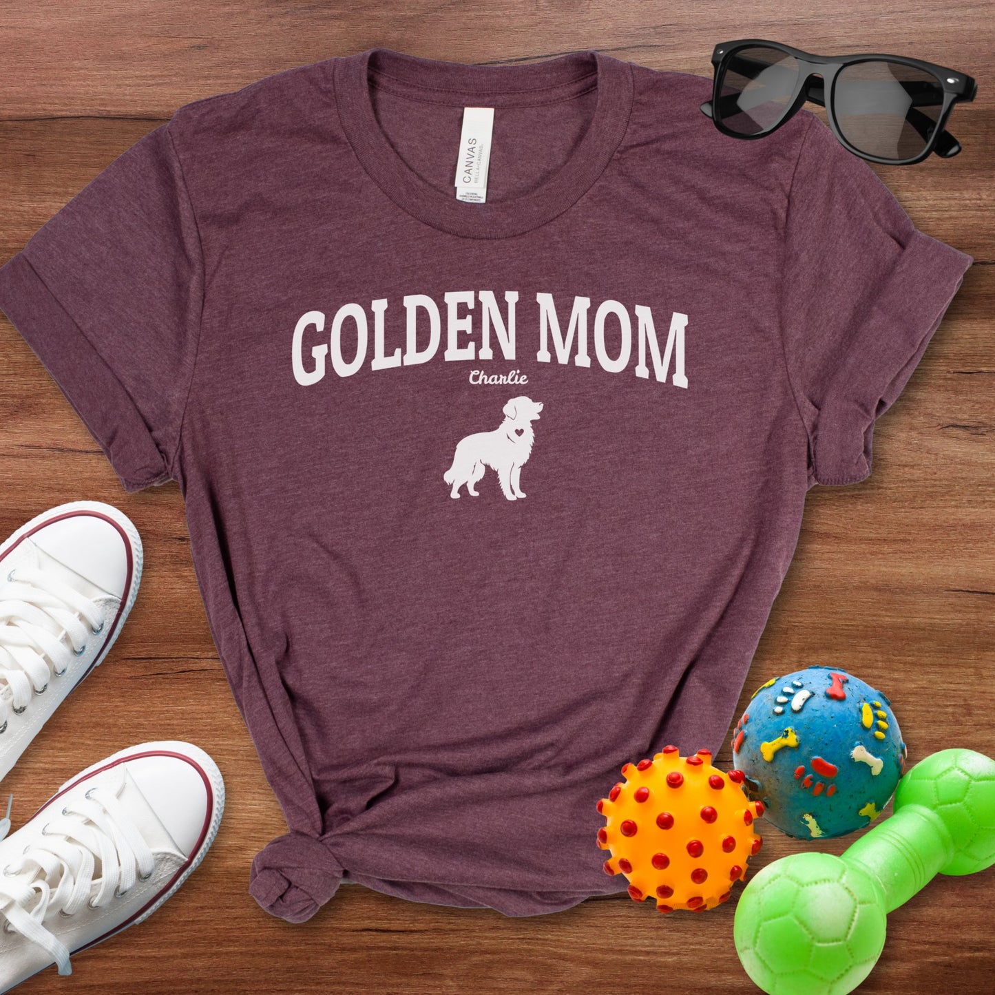 Custom Golden Mom Shirt - The Pawsitive Initiative