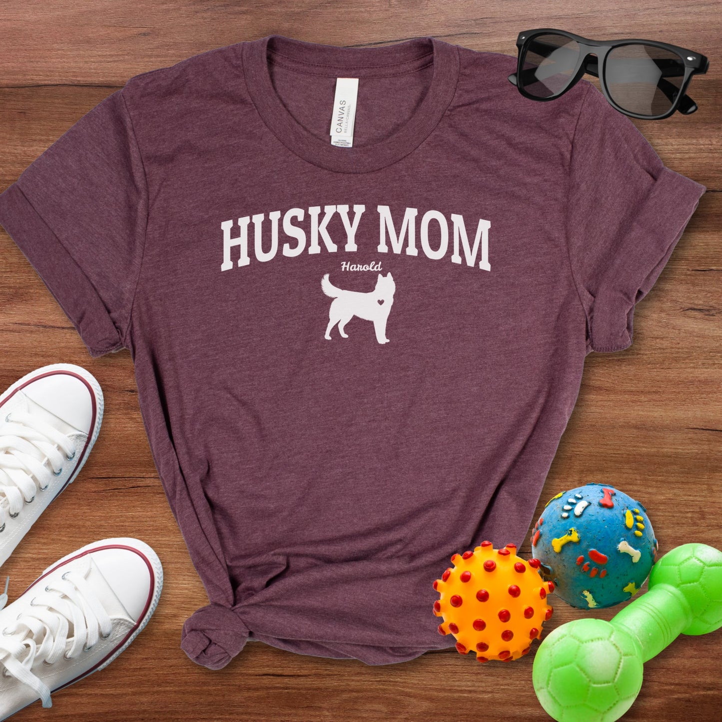 Custom Husky Mom Shirt - The Pawsitive Initiative