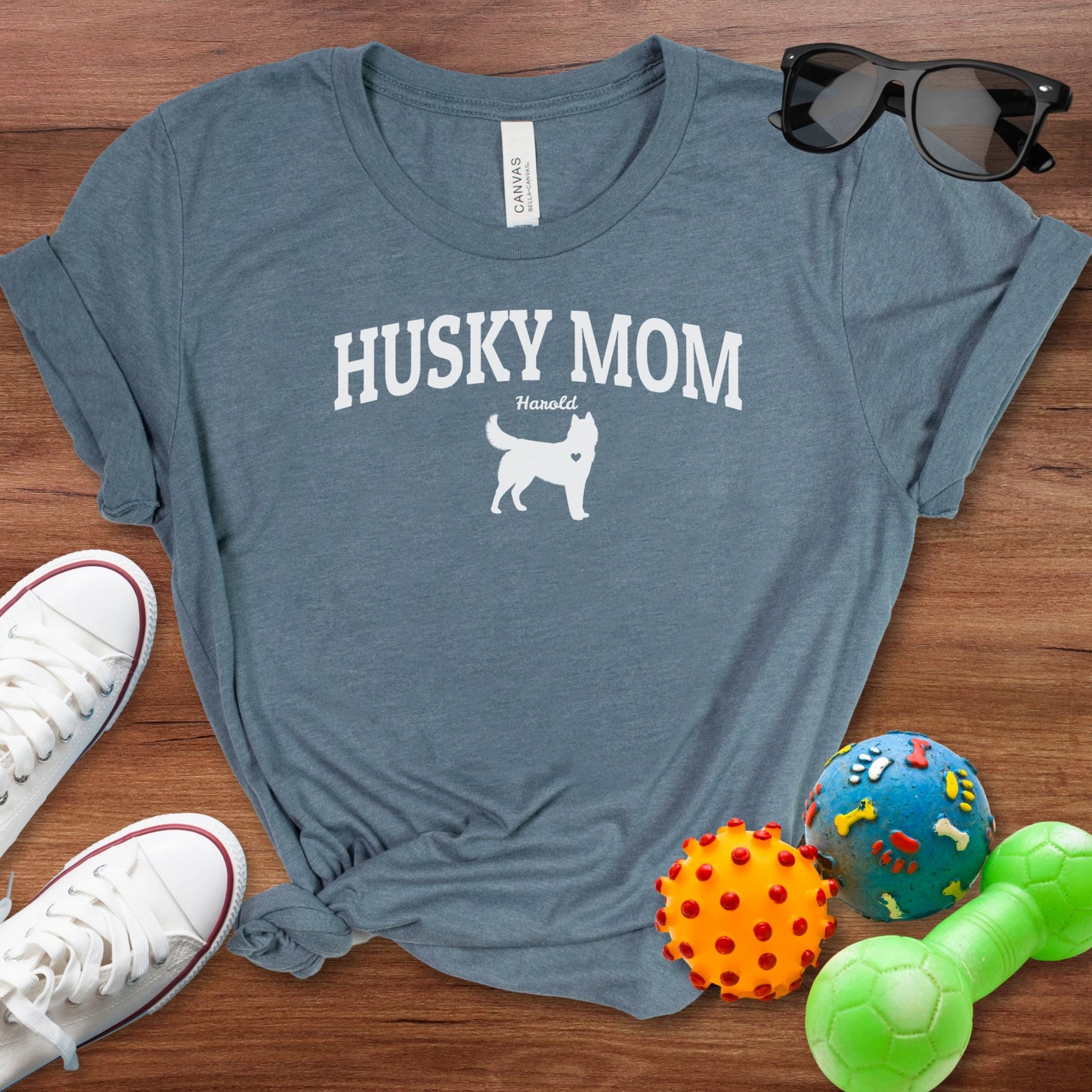 Custom Husky Mom Shirt - The Pawsitive Initiative