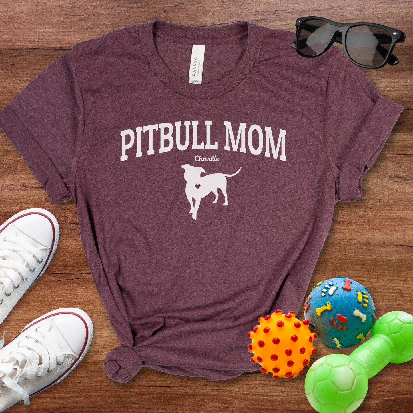 Custom Pitbull Mom Shirt - The Pawsitive Initiative