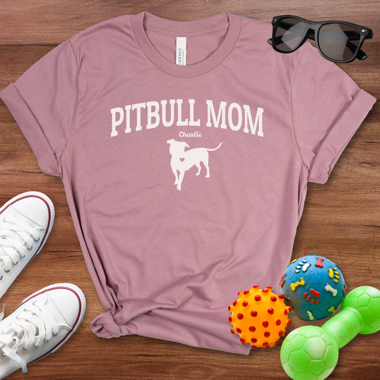 Custom Pitbull Mom Shirt - The Pawsitive Initiative