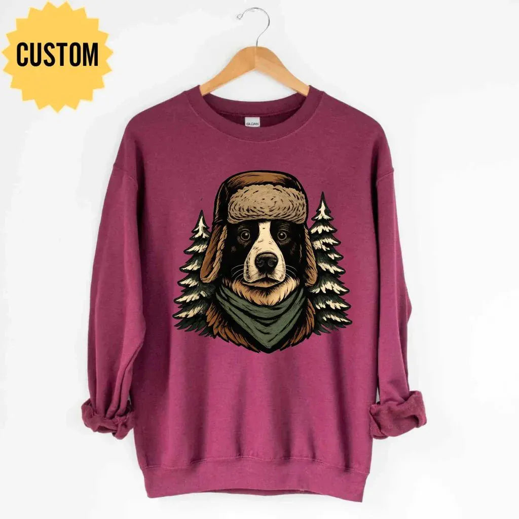 Custom Winter Hat Sweatshirt - The Pawsitive Initiative