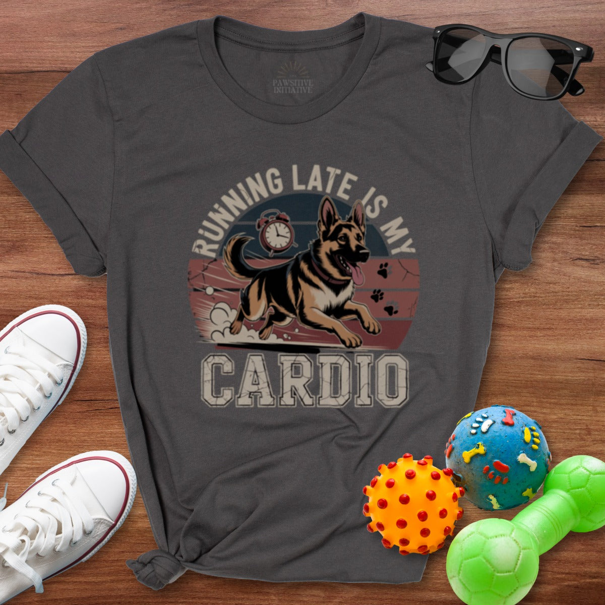 Running Late Is My Cardio Dog T-Shirt product type