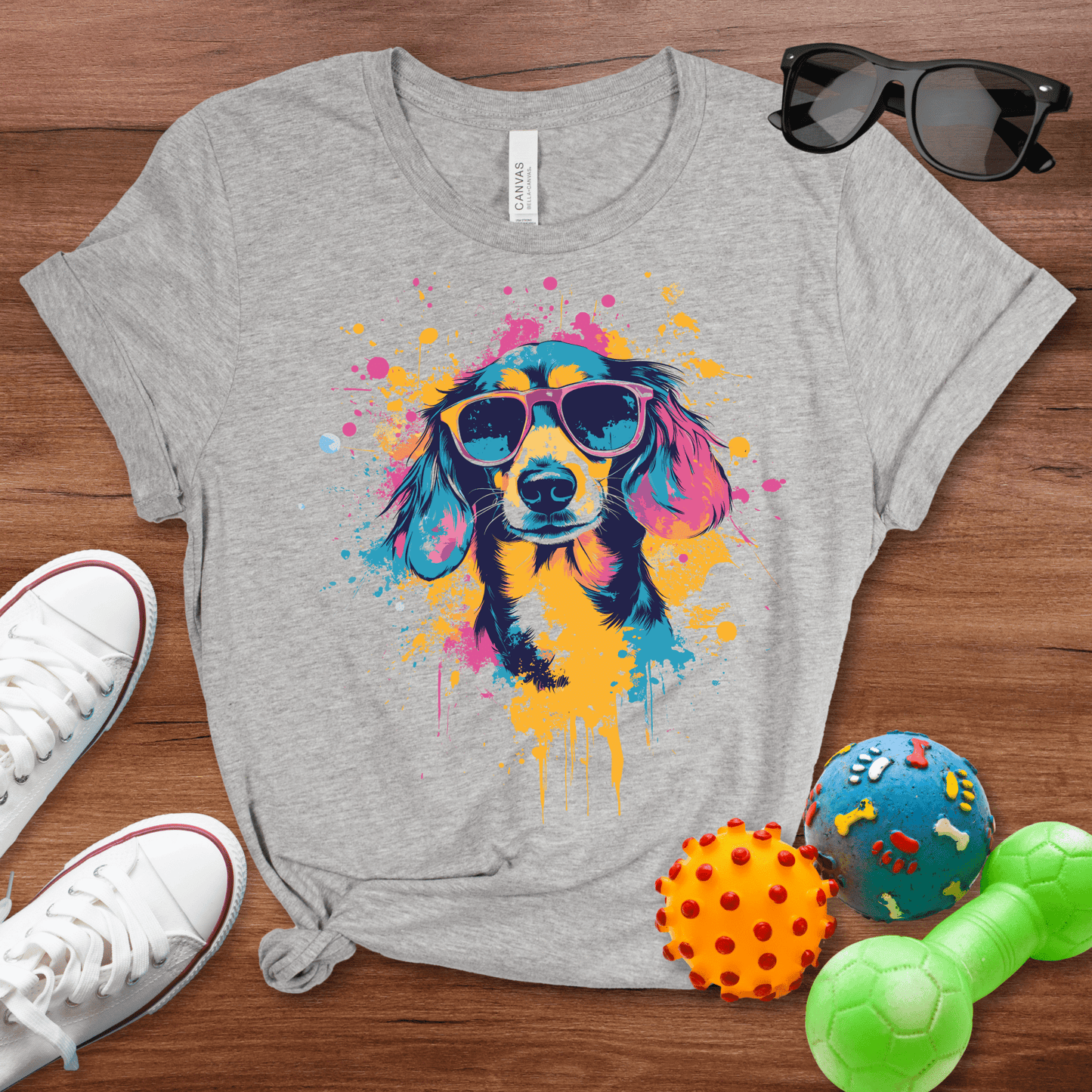Dachshund Color Splash Shirt - The Pawsitive Initiative