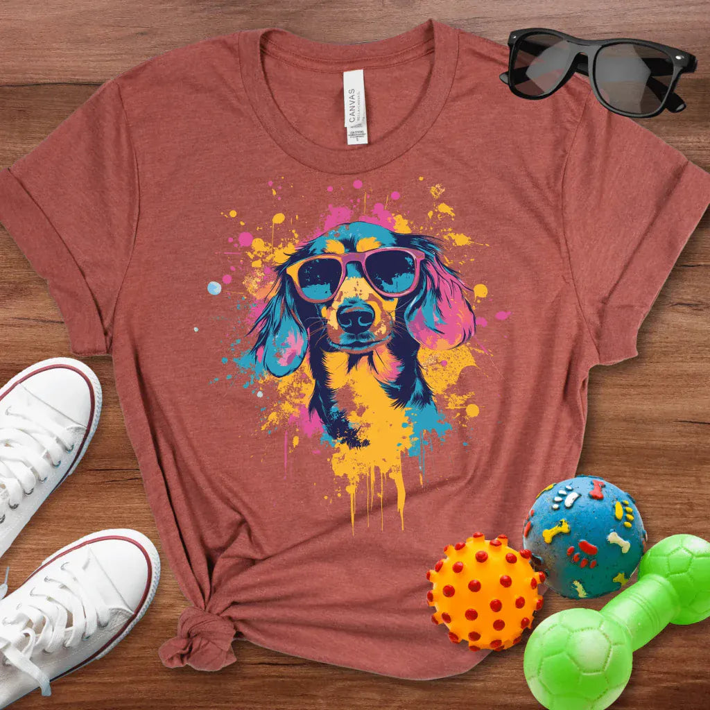 Dachshund Color Splash Shirt - The Pawsitive Initiative