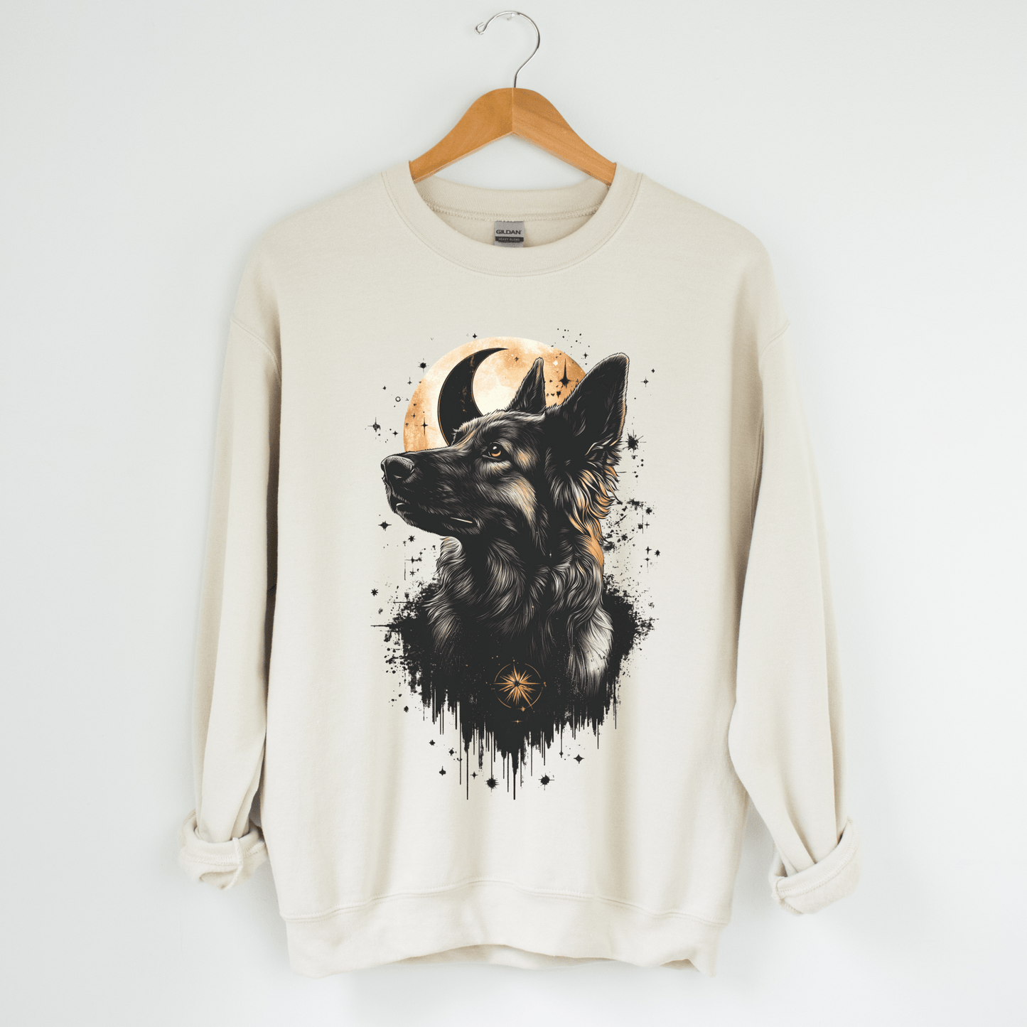 Dark Moon Shepherd Sweatshirt - The Pawsitive Initiative