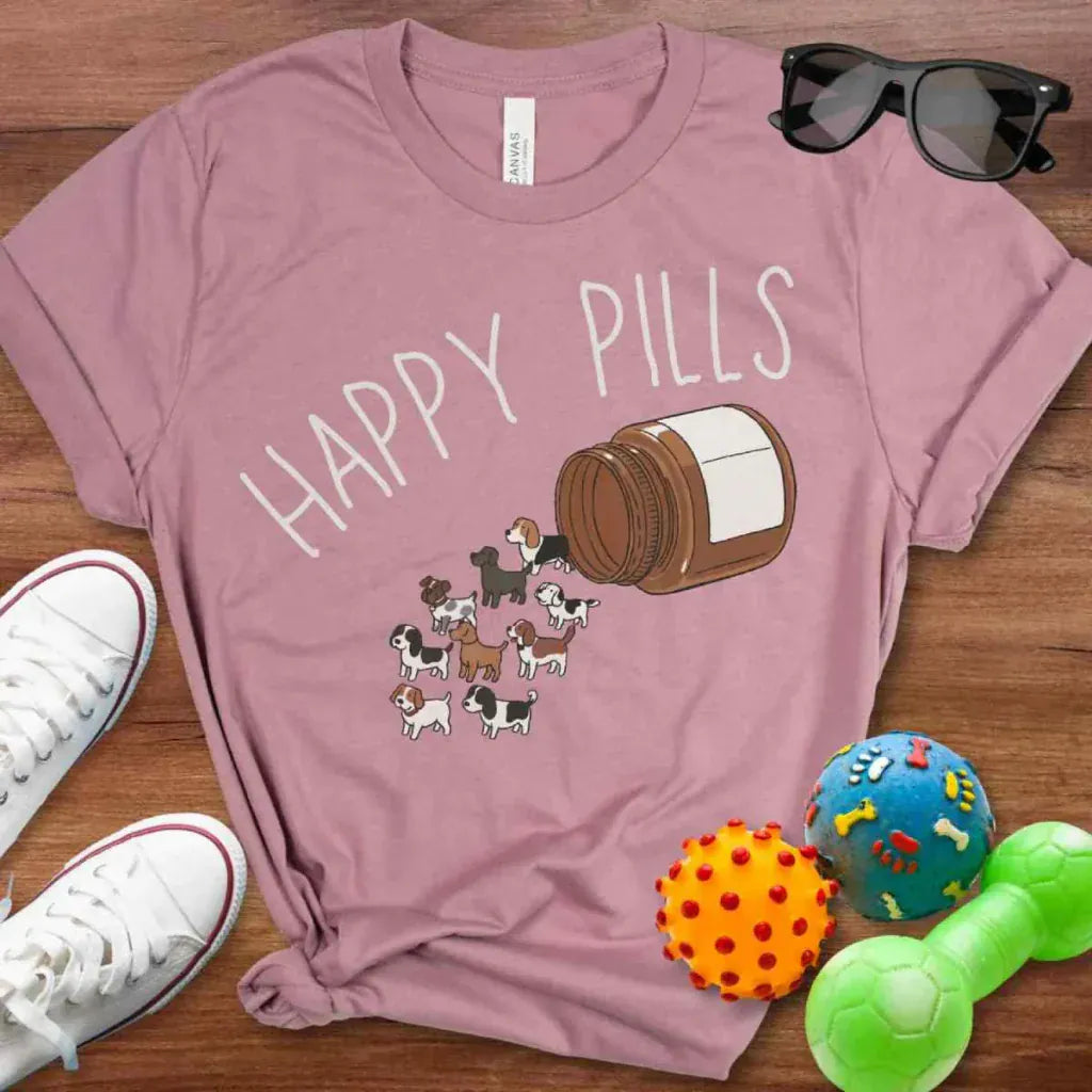 Dog Happy Pills Shirt - The Pawsitive Initiative