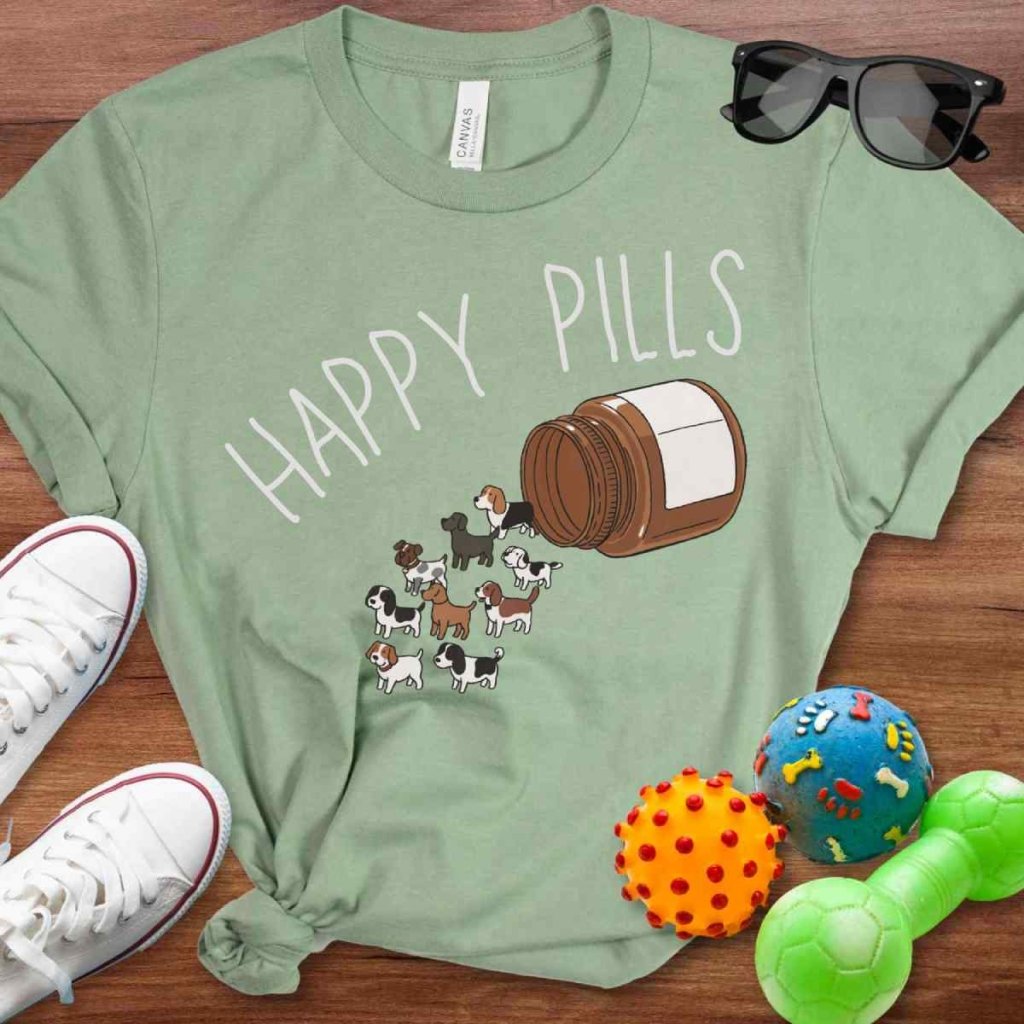 Dog Happy Pills Shirt - The Pawsitive Initiative