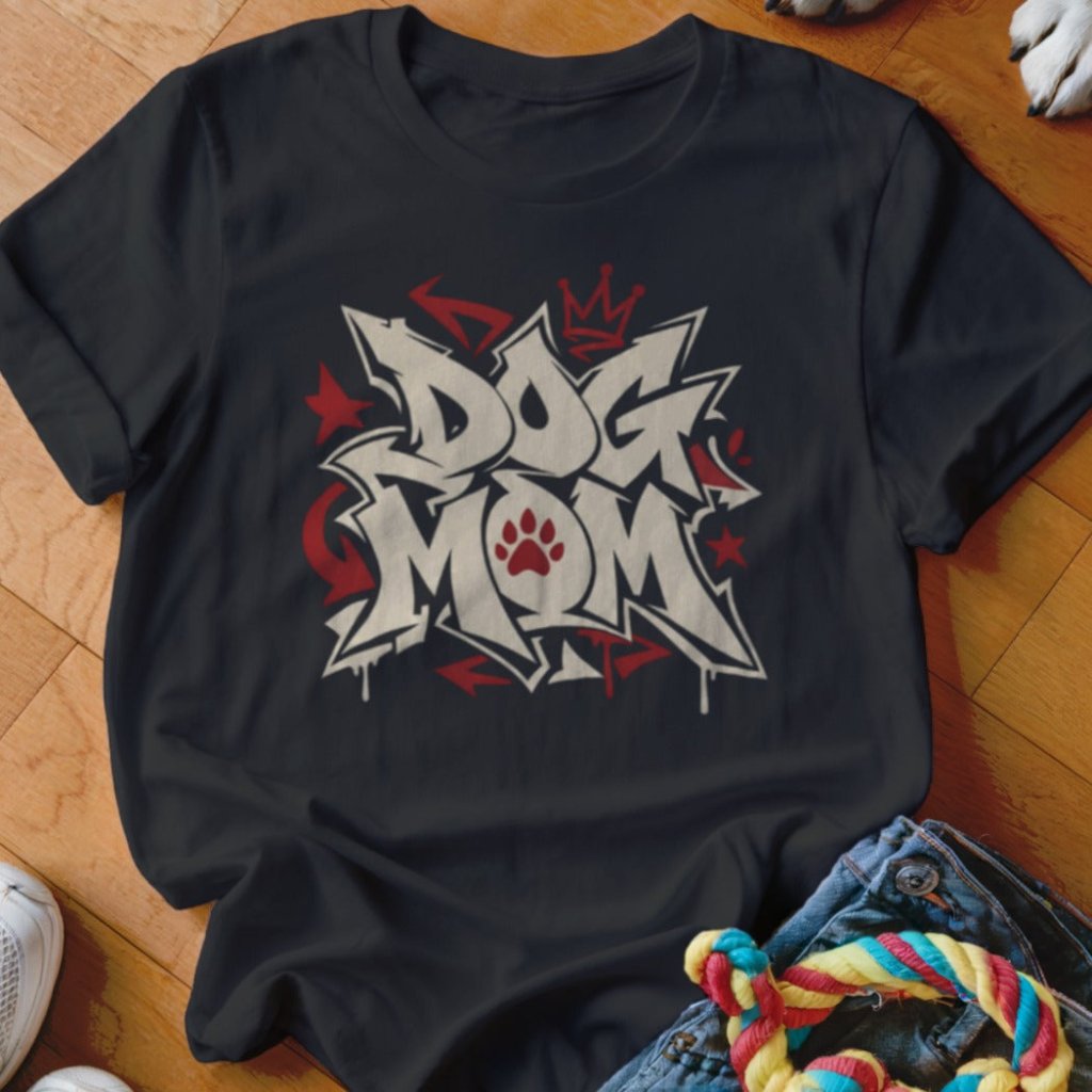 Dog Mom Graffiti Shirt - The Pawsitive Initiative