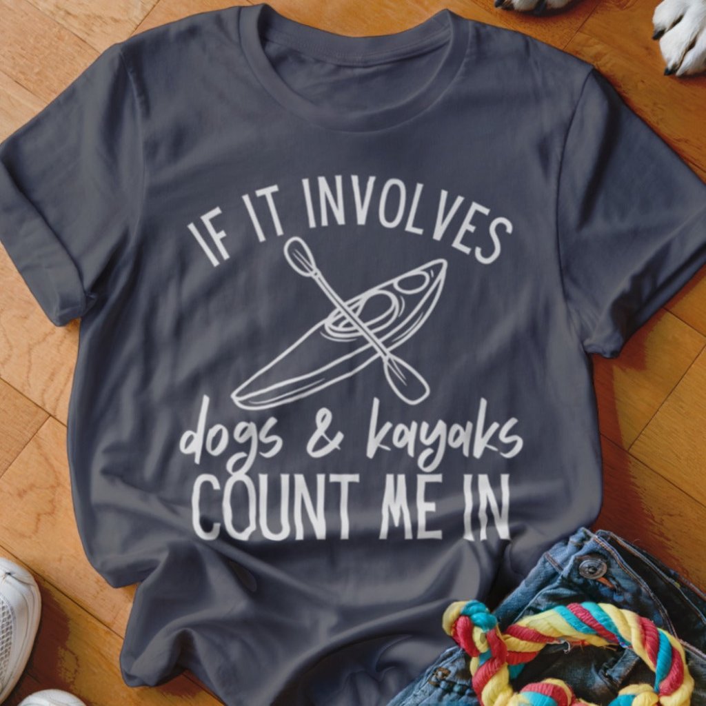 Dogs & Kayaks Shirt - The Pawsitive Initiative