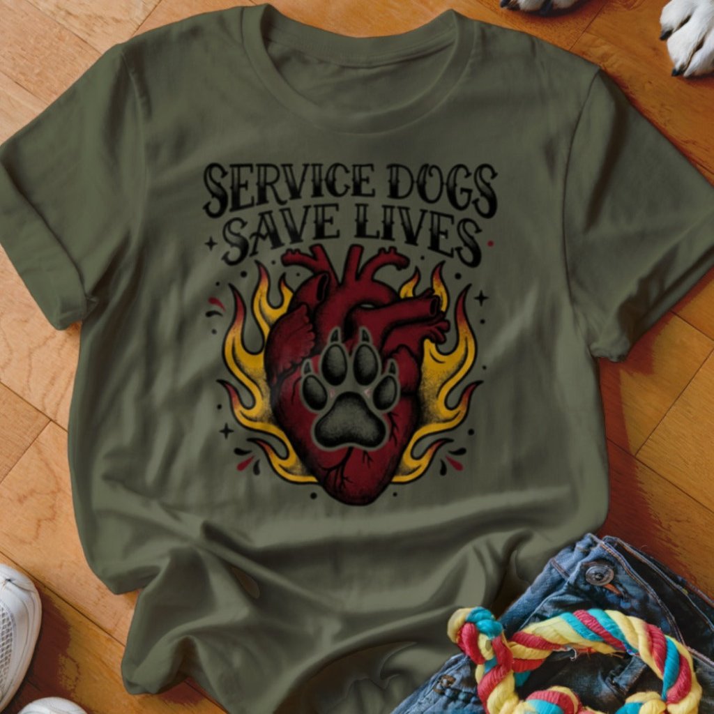Dogs Save Lives Shirt - The Pawsitive Initiative