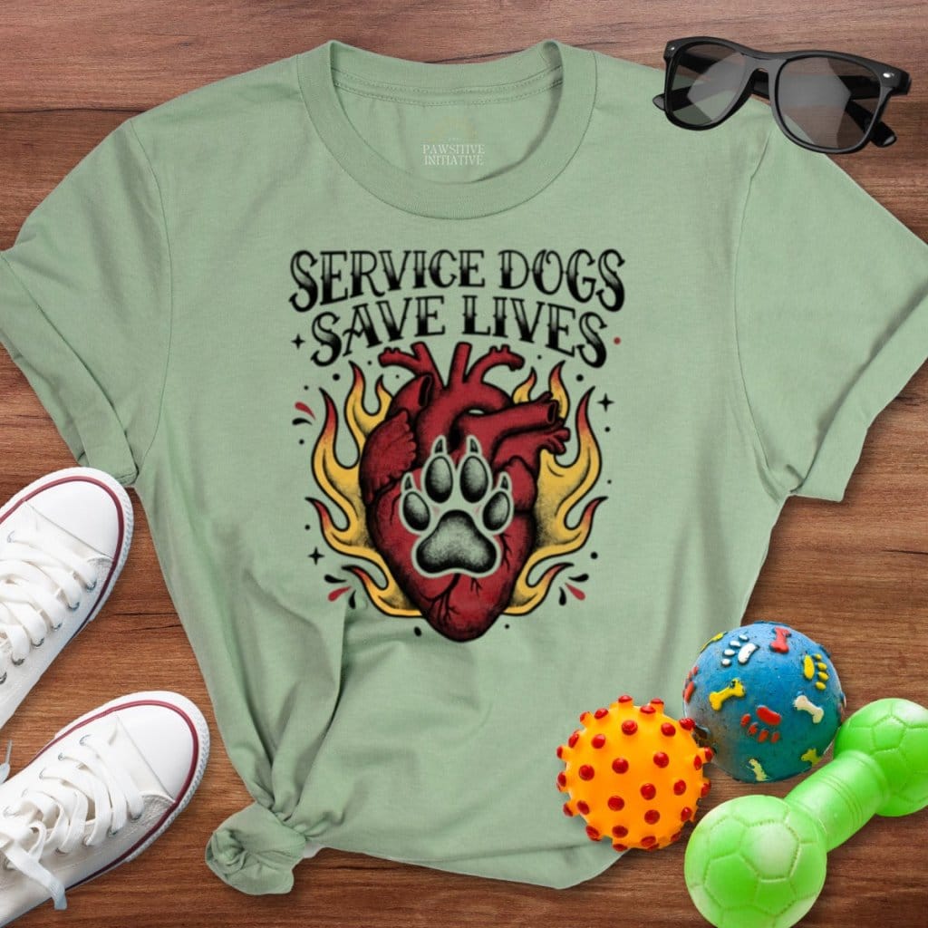 Dogs Save Lives Shirt - The Pawsitive Initiative