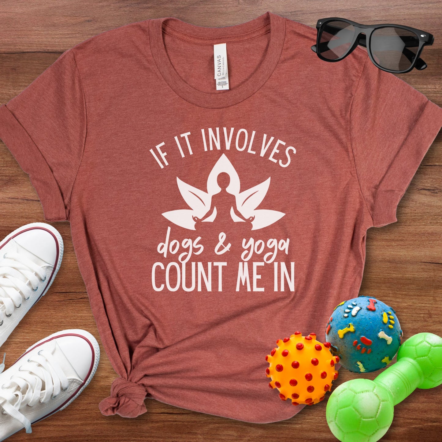 Dogs & Yoga Shirt - The Pawsitive Initiative