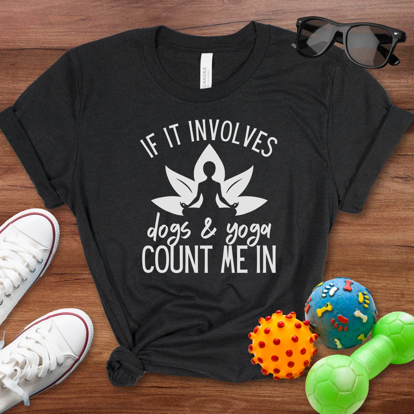 Dogs & Yoga Shirt - The Pawsitive Initiative