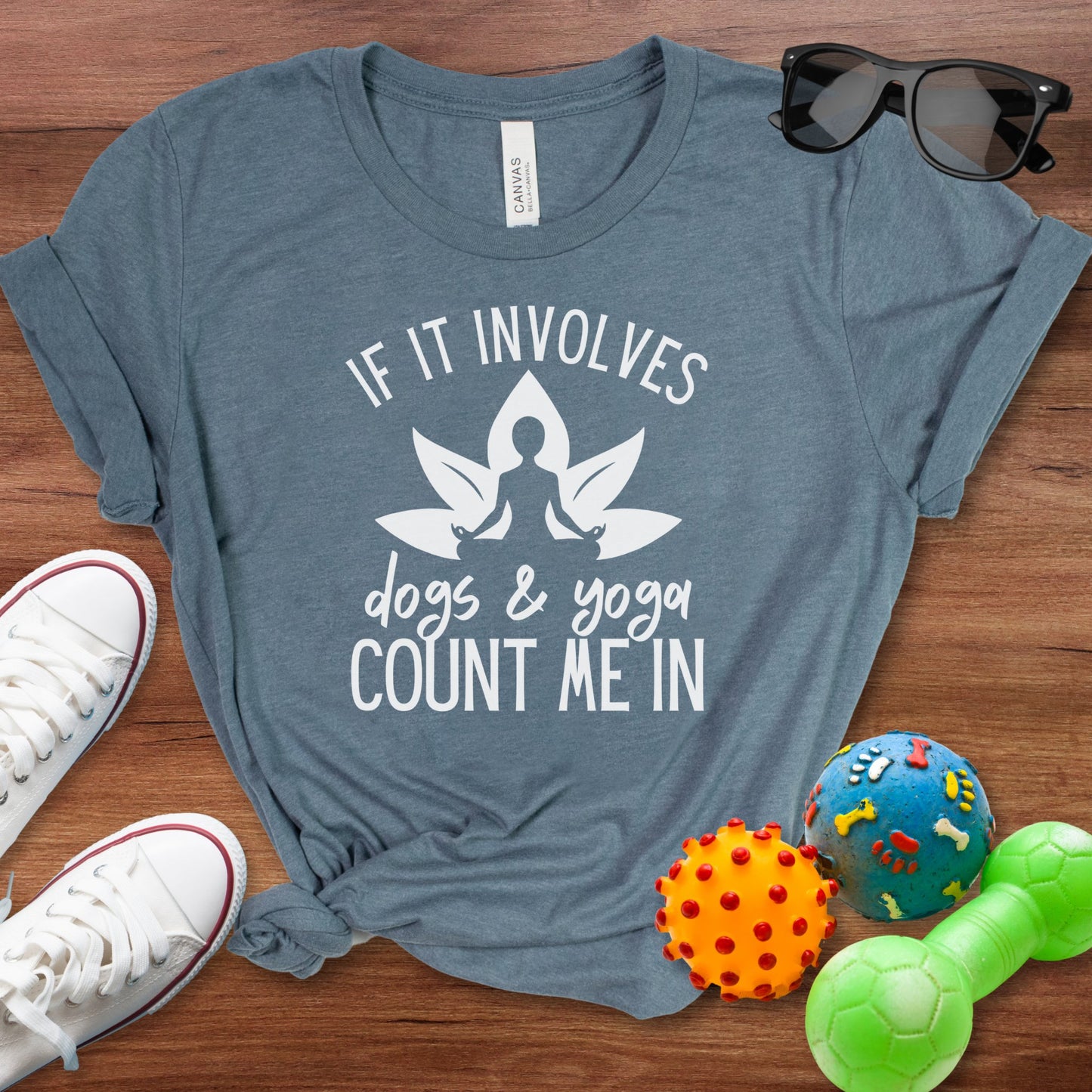 Dogs & Yoga Shirt - The Pawsitive Initiative