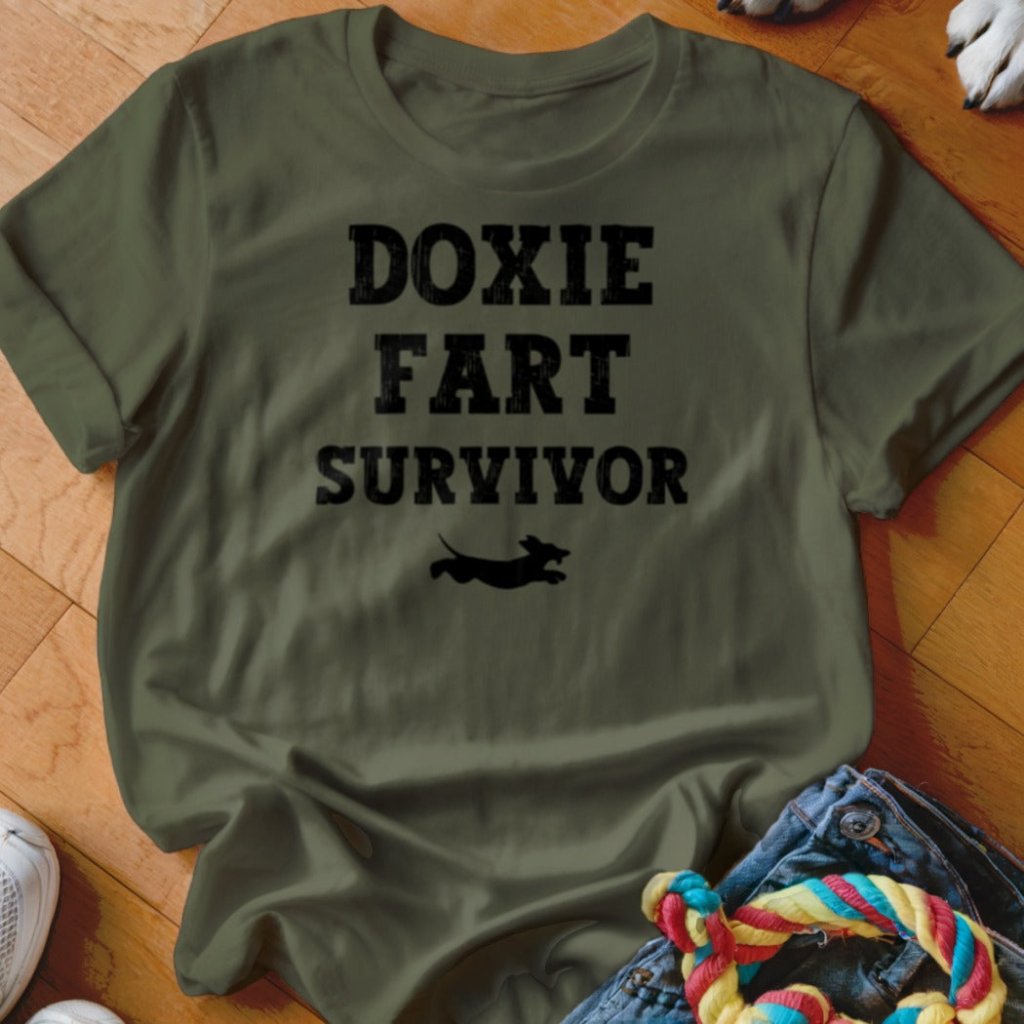 Doxie Fart Survivor Shirt - The Pawsitive Initiative