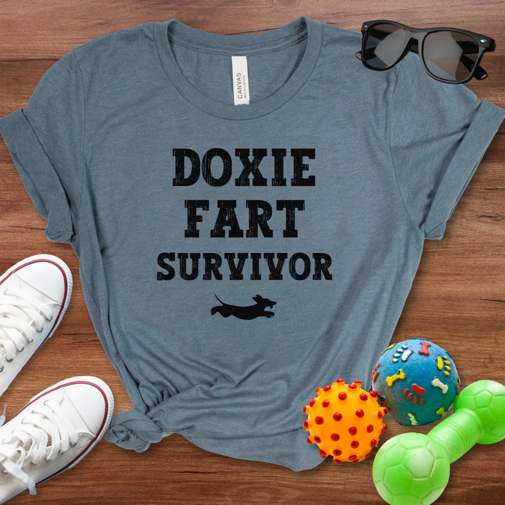 Doxie Fart Survivor Shirt - The Pawsitive Initiative