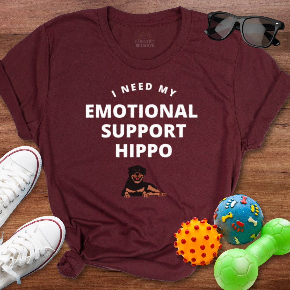 I Need My Emotional Support Hippo T-Shirt product type