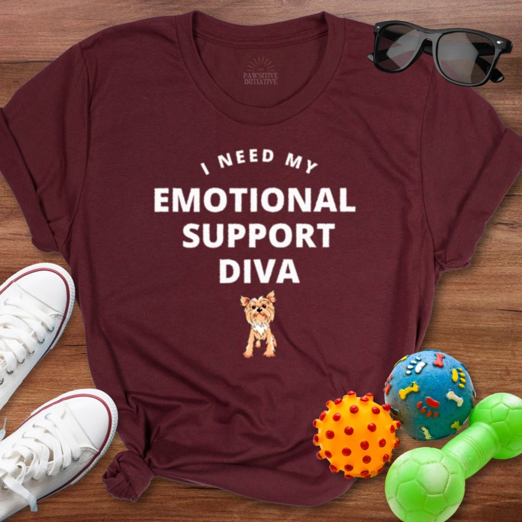 Emotional Support Diva Shirt - The Pawsitive Initiative