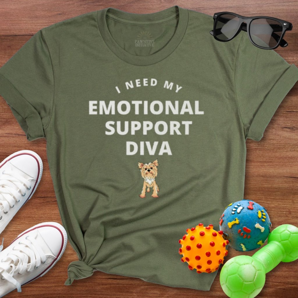 Emotional Support Diva Shirt - The Pawsitive Initiative