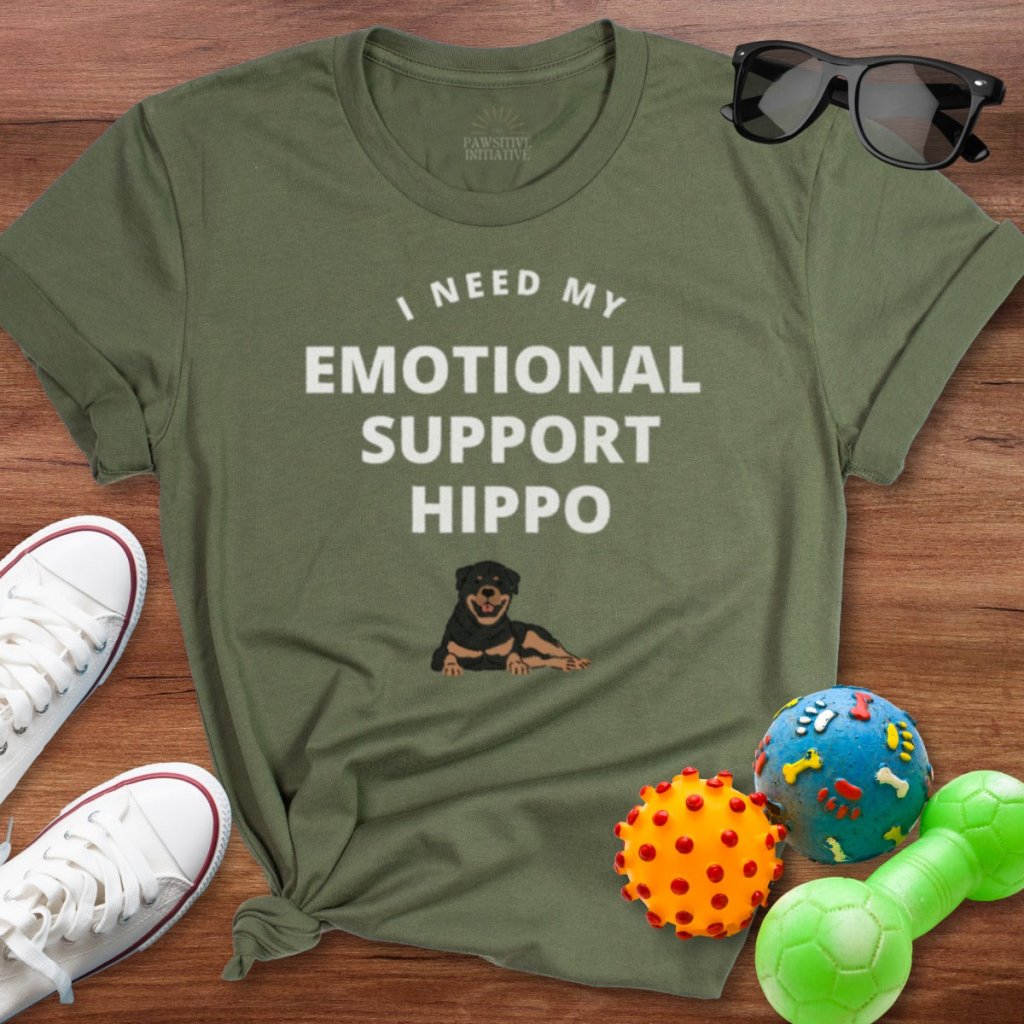 Emotional Support Hippo Shirt - The Pawsitive Initiative