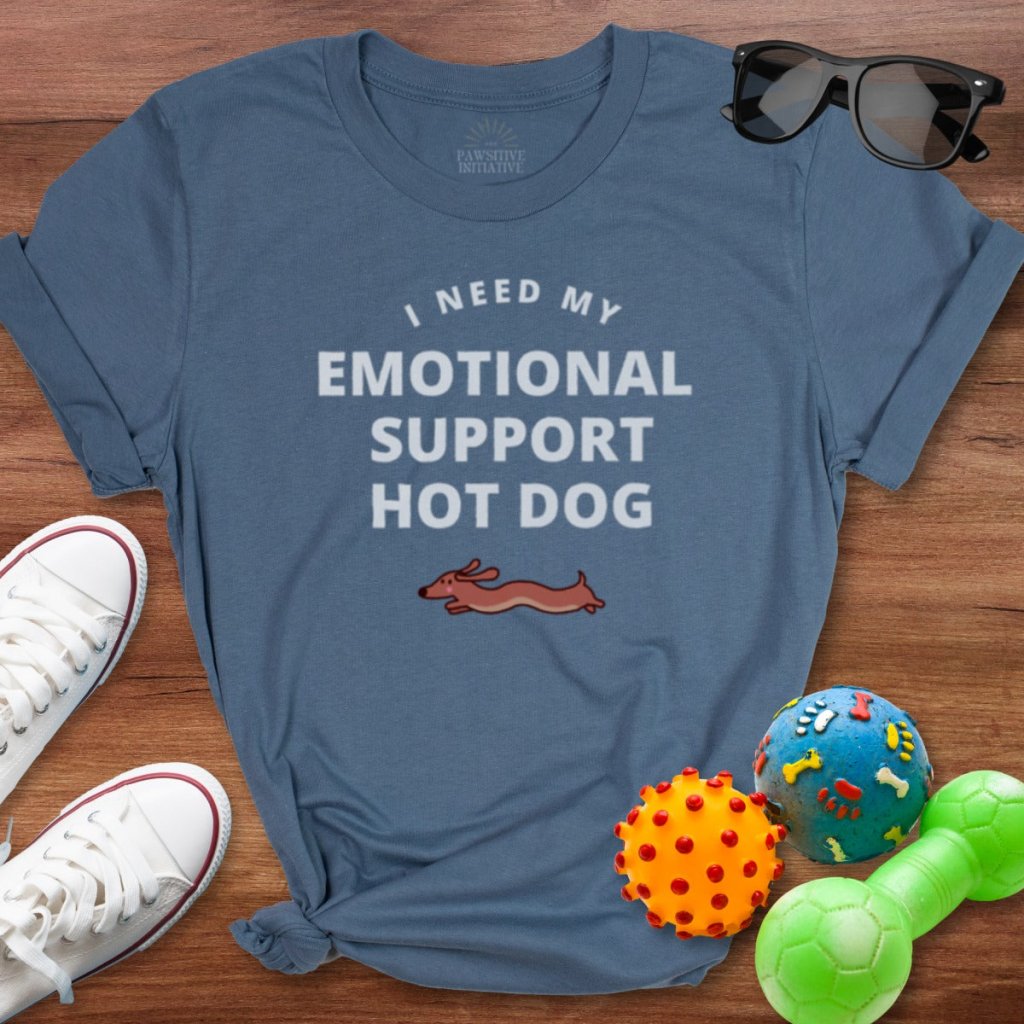 Emotional Support Hot Dog Shirt - The Pawsitive Initiative