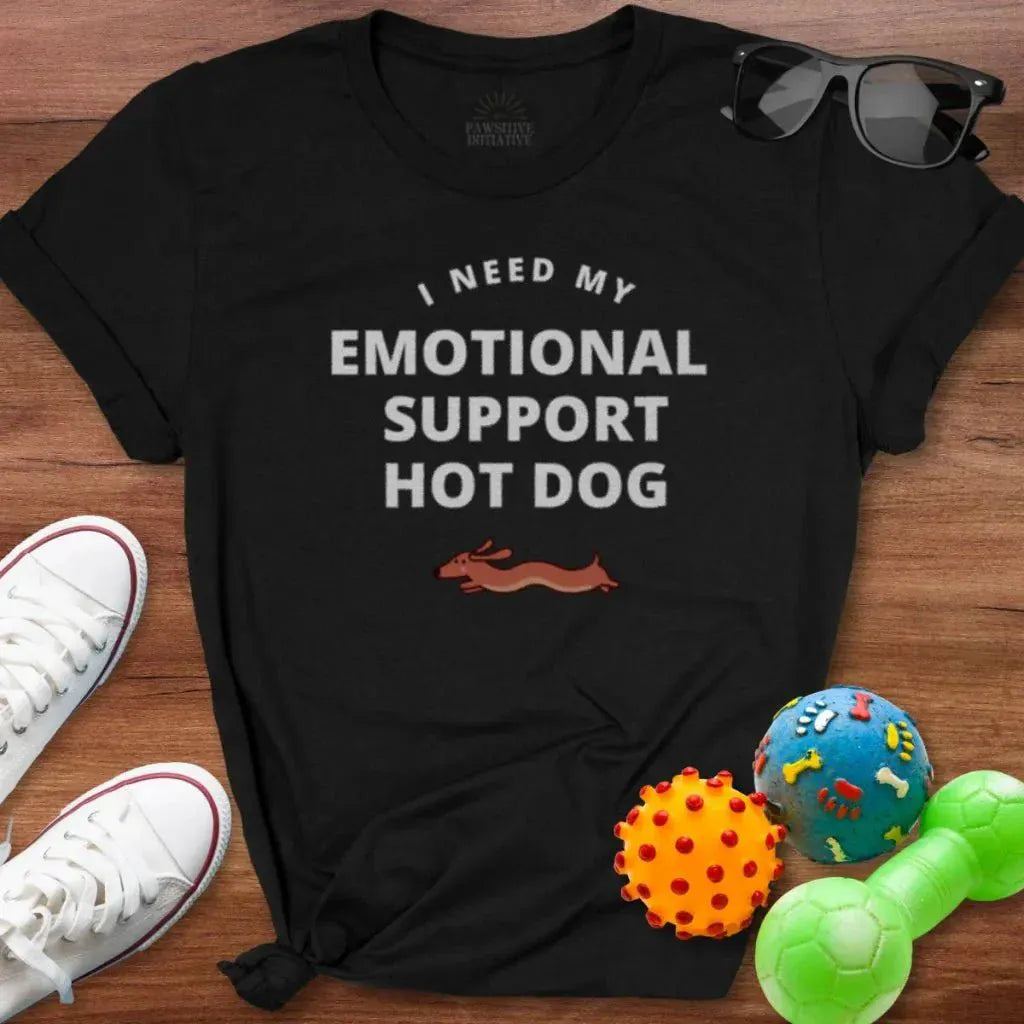 Emotional Support Hot Dog Shirt - The Pawsitive Initiative