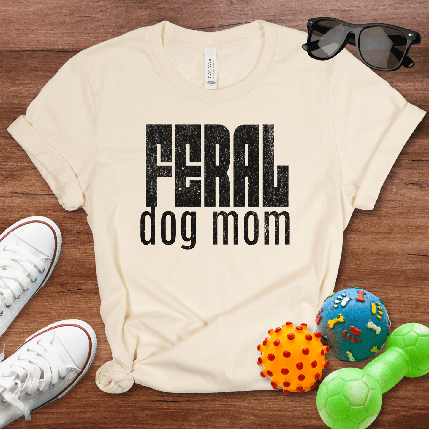 Feral Dog Mom Shirt - The Pawsitive Initiative