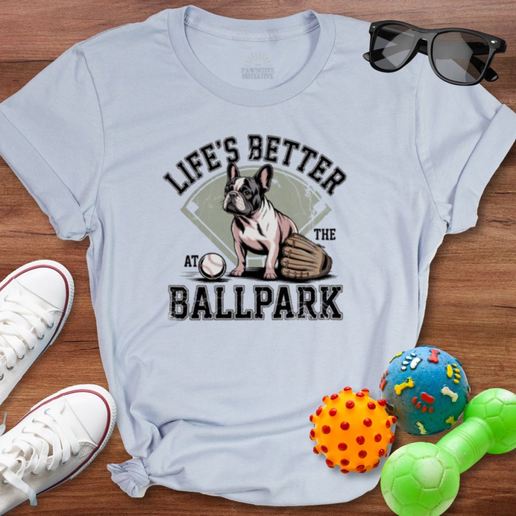 Frenchie Ballpark Shirt - The Pawsitive Initiative