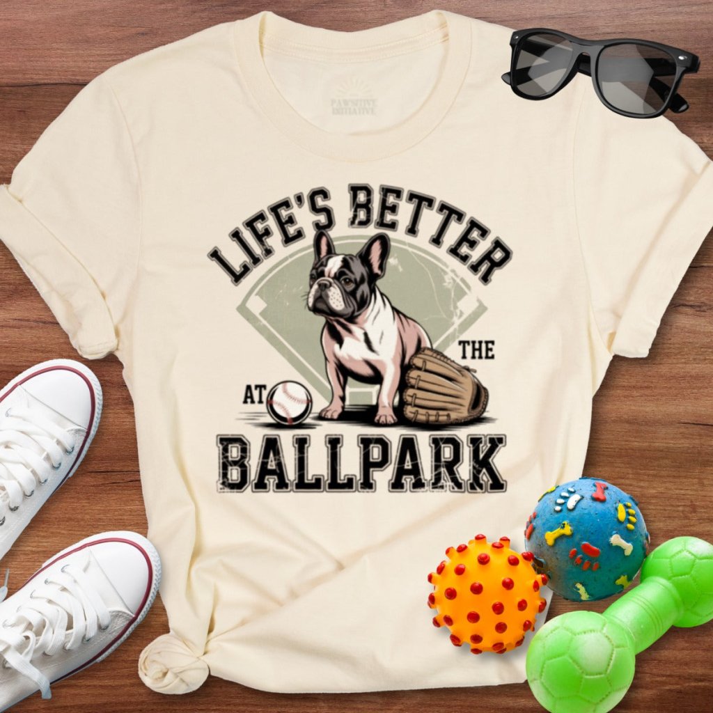 Frenchie Ballpark Shirt - The Pawsitive Initiative