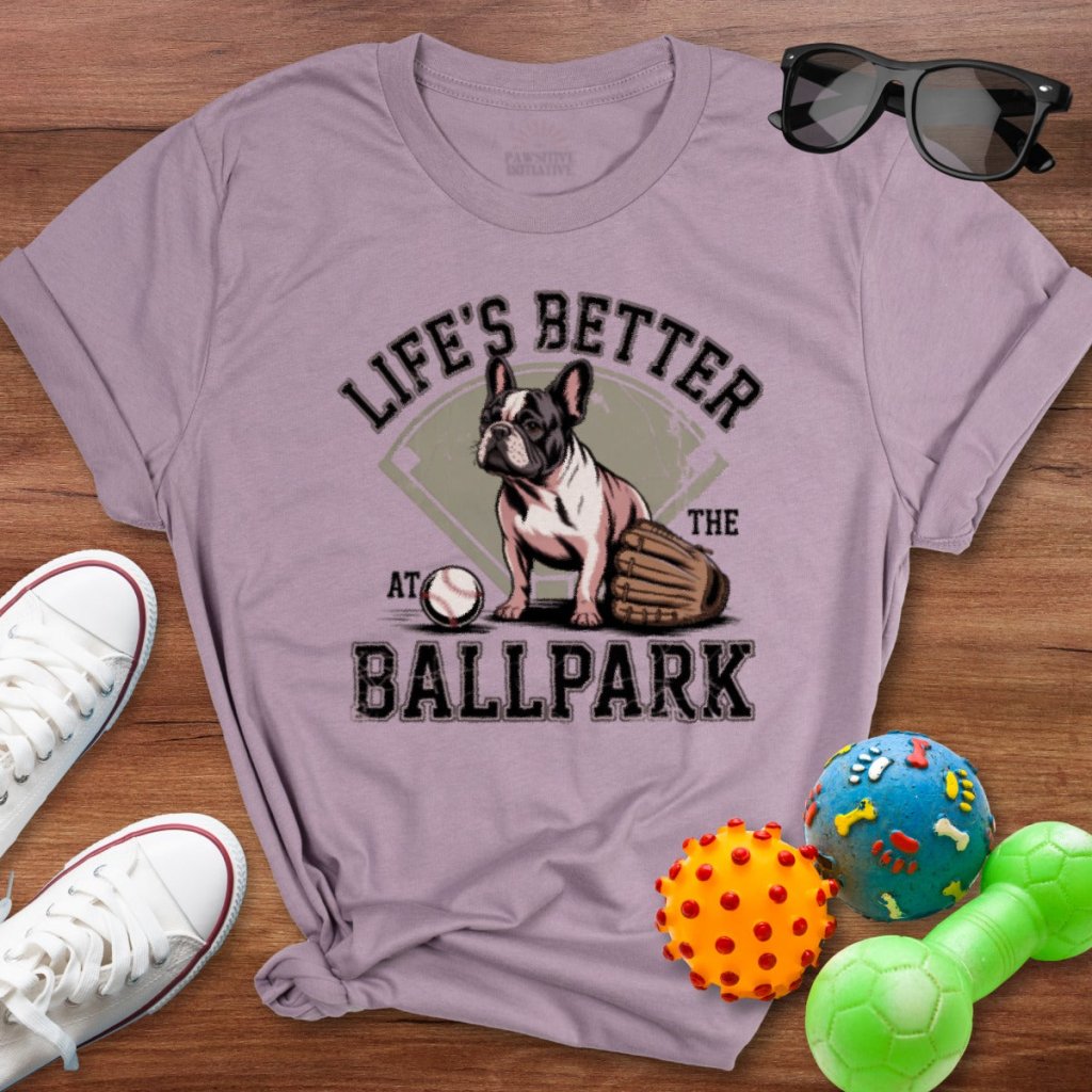 Frenchie Ballpark Shirt - The Pawsitive Initiative