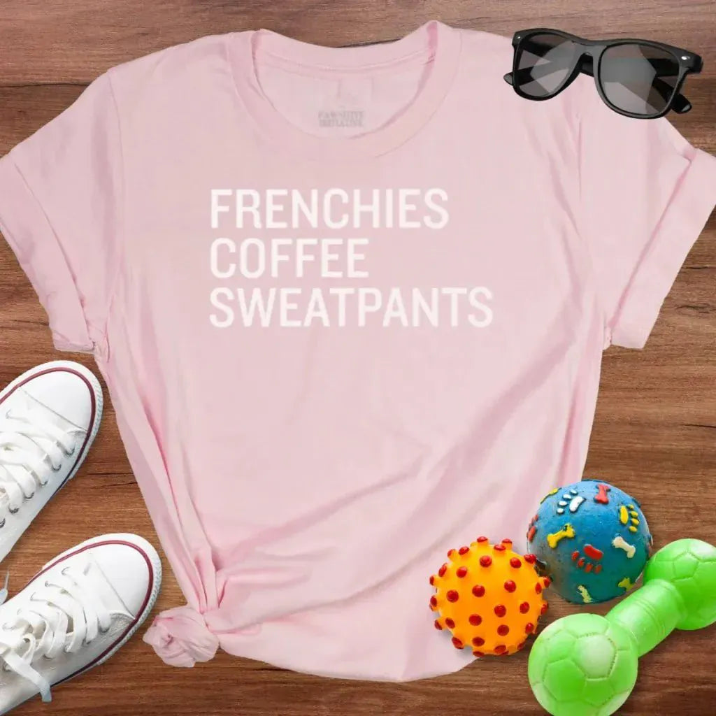 Frenchie Coffee Sweatpants Shirt - The Pawsitive Initiative