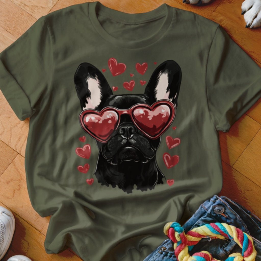 Frenchie Valentine Shirt - The Pawsitive Initiative