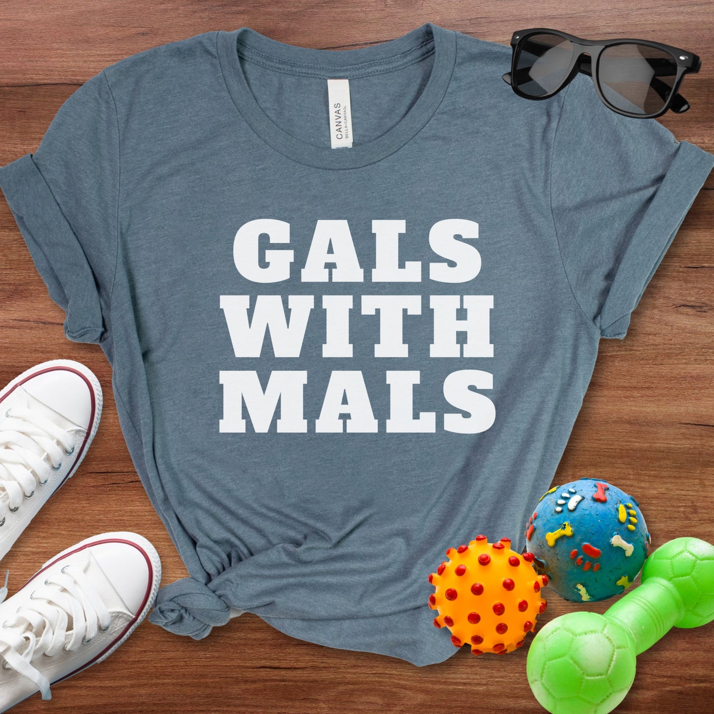 Gals with Mals Shirt - The Pawsitive Initiative