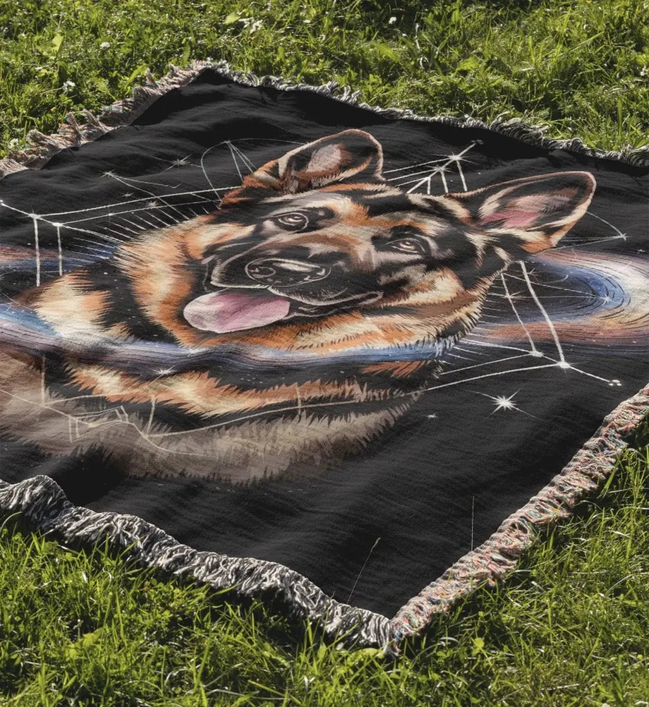 German Shepherd Astrology Blanket - The Pawsitive Initiative