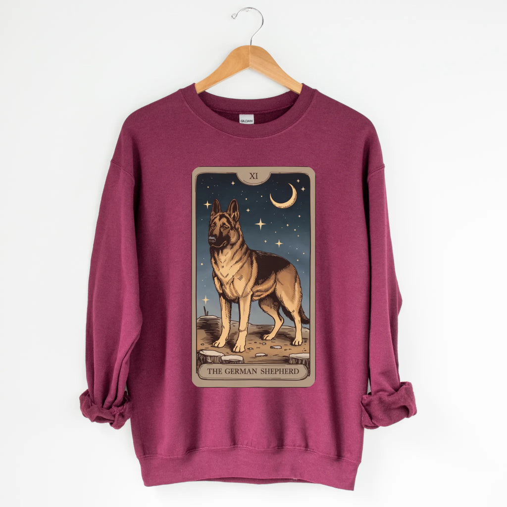 German Shepherd Tarot Sweatshirt - The Pawsitive Initiative