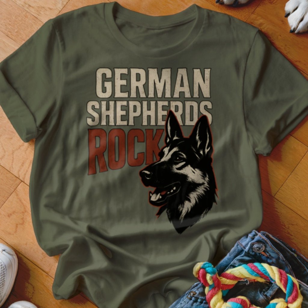 German Shepherds Rock Shirt - The Pawsitive Initiative