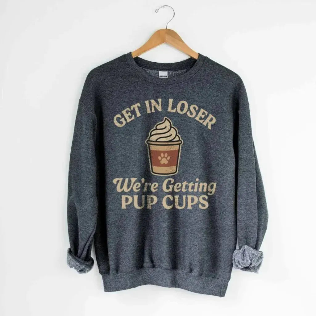 Getting Pup Cups Sweatshirt - The Pawsitive Initiative