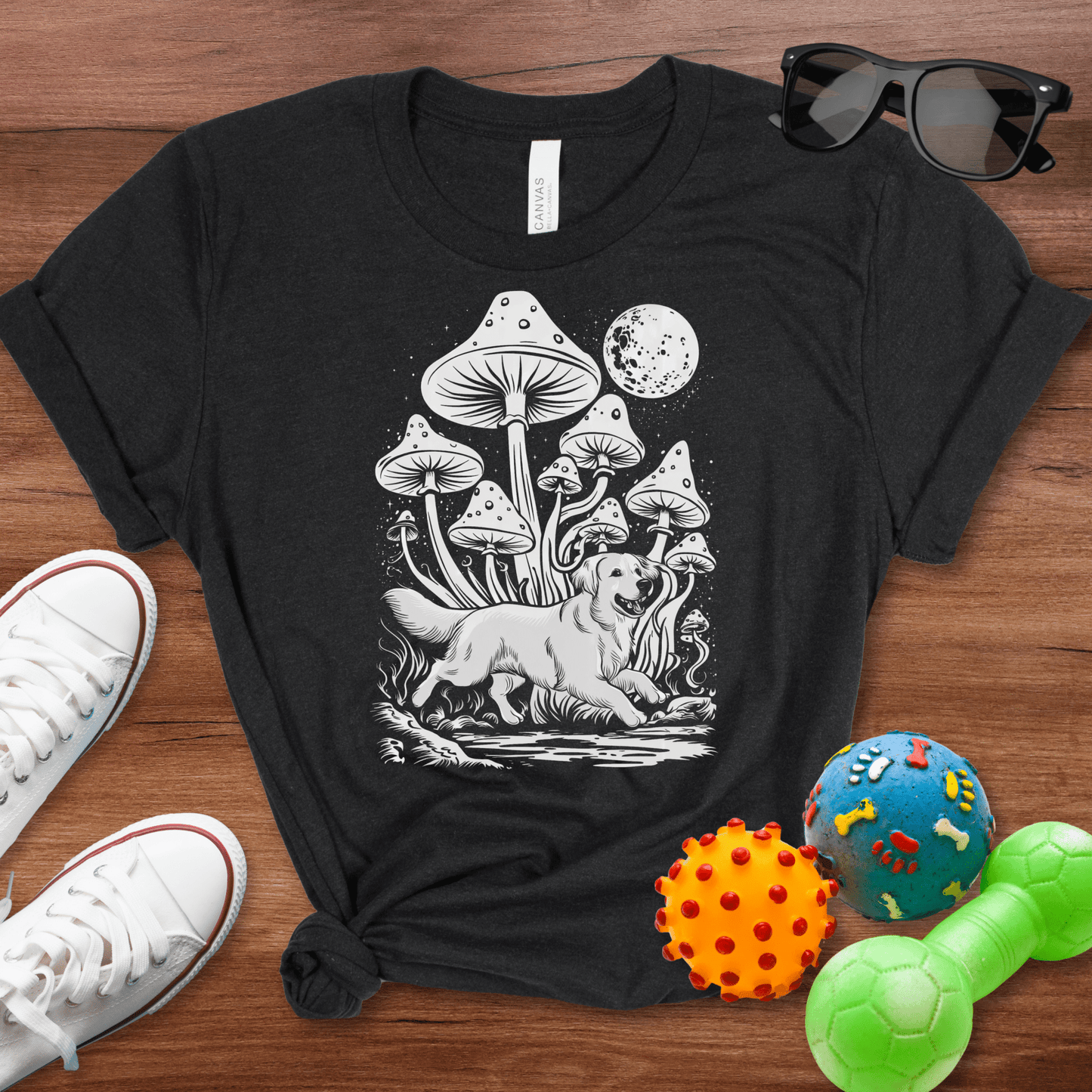 Golden Mycology Shirt - The Pawsitive Initiative