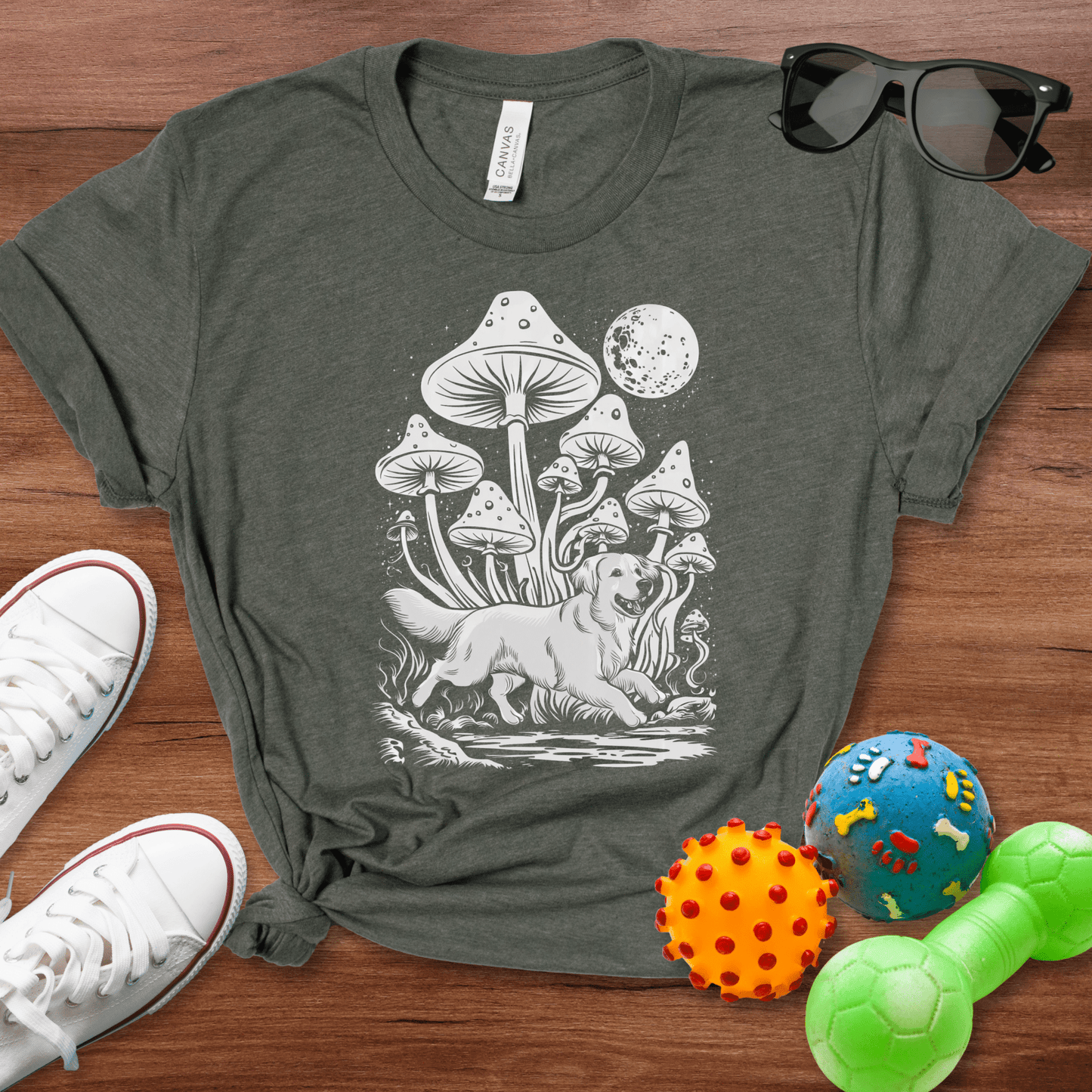 Golden Mycology Shirt - The Pawsitive Initiative