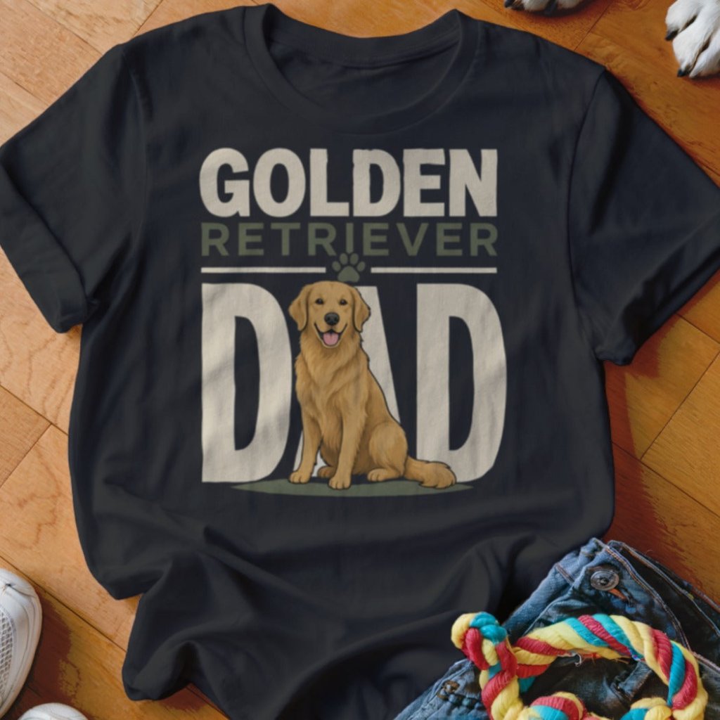 Golden Retriever Dad Shirt - The Pawsitive Initiative