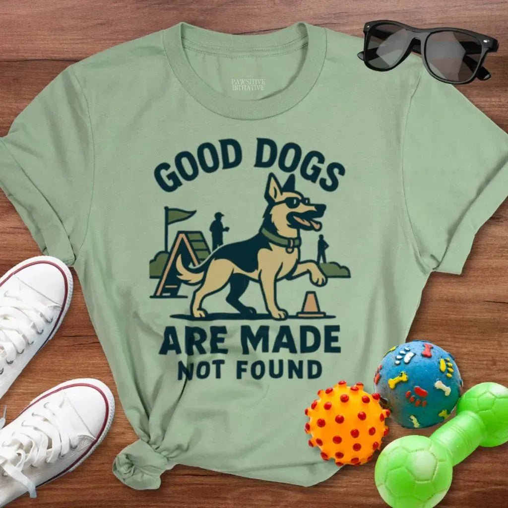 Good Dogs are Made Shirt - The Pawsitive Initiative