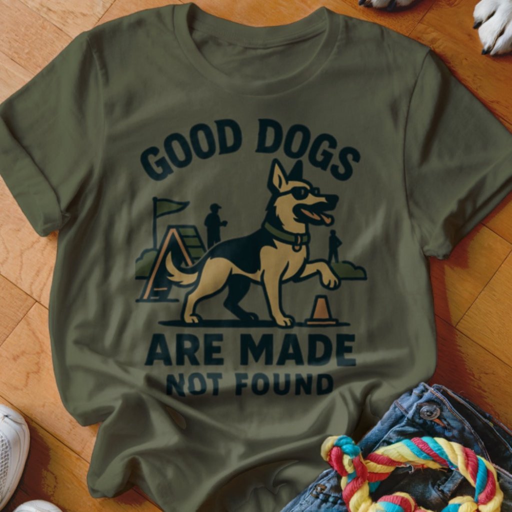Good Dogs are Made Shirt - The Pawsitive Initiative