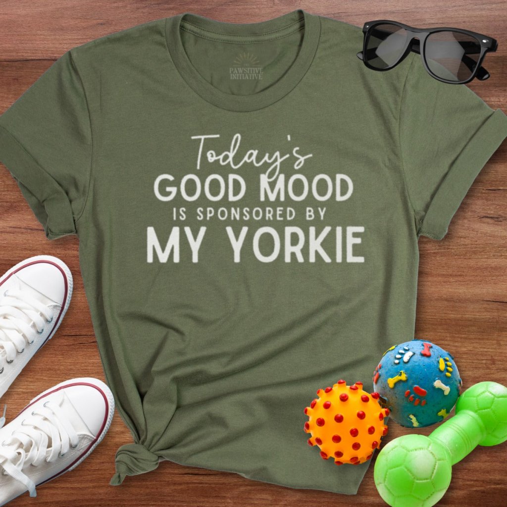 Good Mood Yorkie Shirt - The Pawsitive Initiative