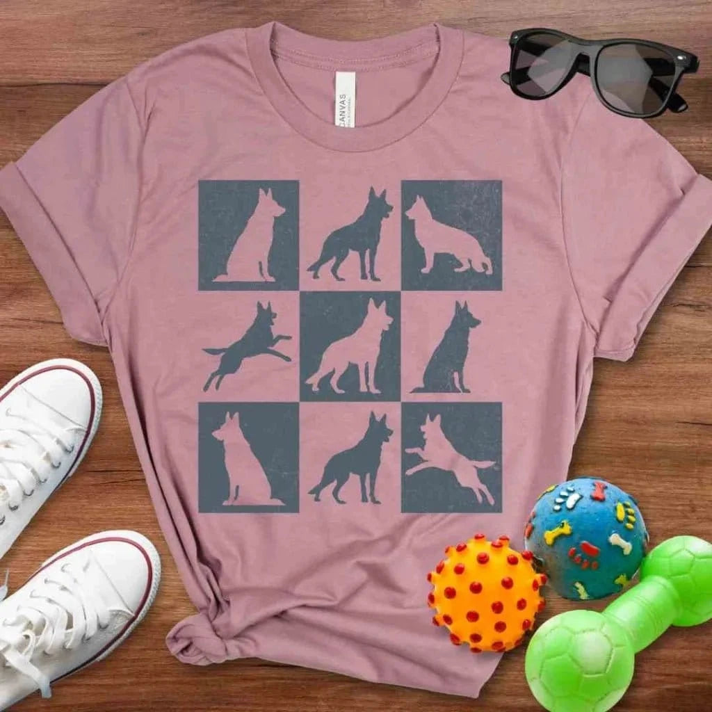 GSD Checkerboard Shirt - The Pawsitive Initiative