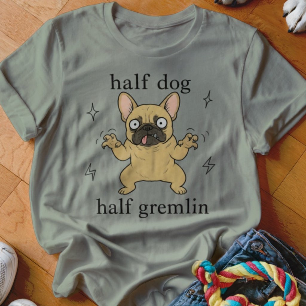 Half Dog Half Gremlin Shirt - The Pawsitive Initiative