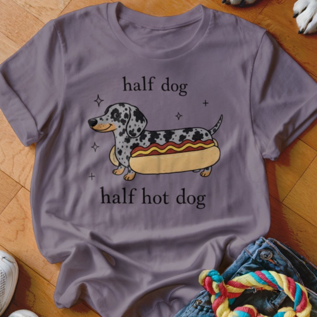Half Dog Half Hot Dog Shirt - The Pawsitive Initiative