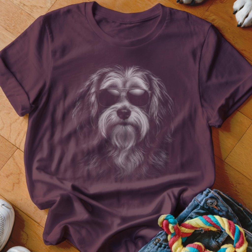 Havanese in Aviators Shirt - The Pawsitive Initiative
