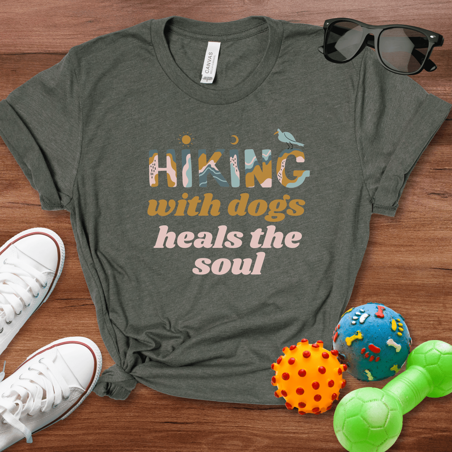 Hiking With Dogs Shirt - The Pawsitive Initiative
