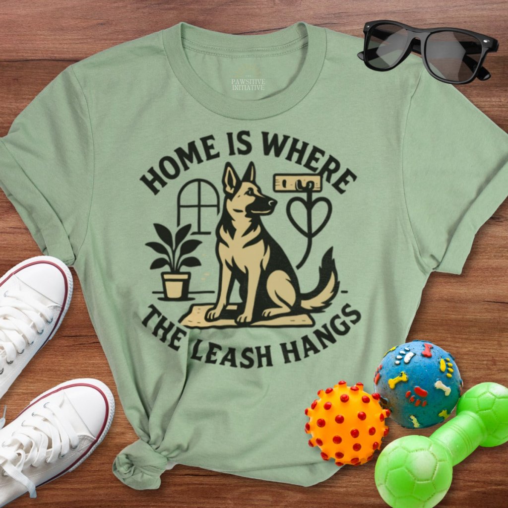 Home is Where the Leash Hangs Shirt - The Pawsitive Initiative